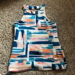 Anthropologie multi colored tank